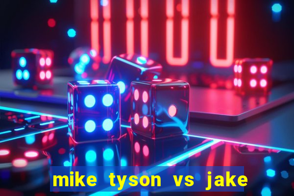 mike tyson vs jake paul assistir online